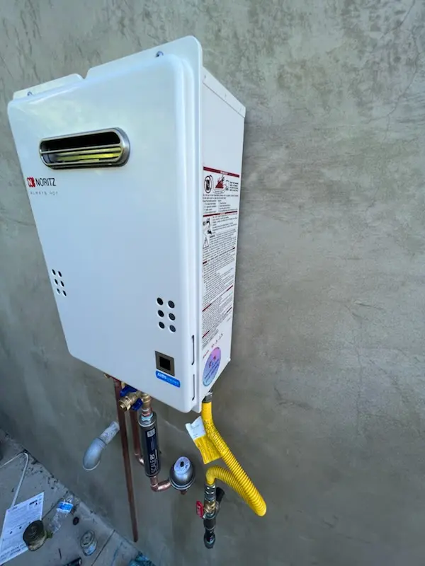 Tankless water heater installation for Parklawn homes